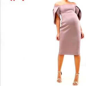 Maternity midi dress